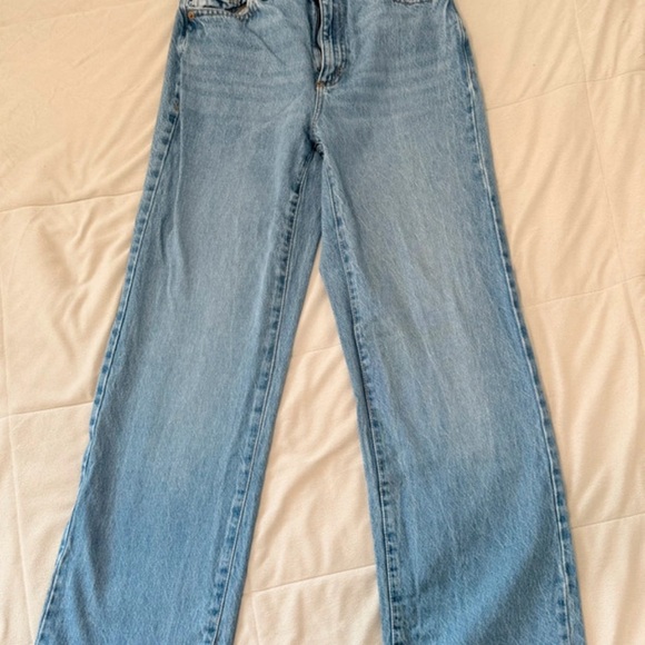 Garage Light Blue Straight Leg Jeans - Picture 1 of 2